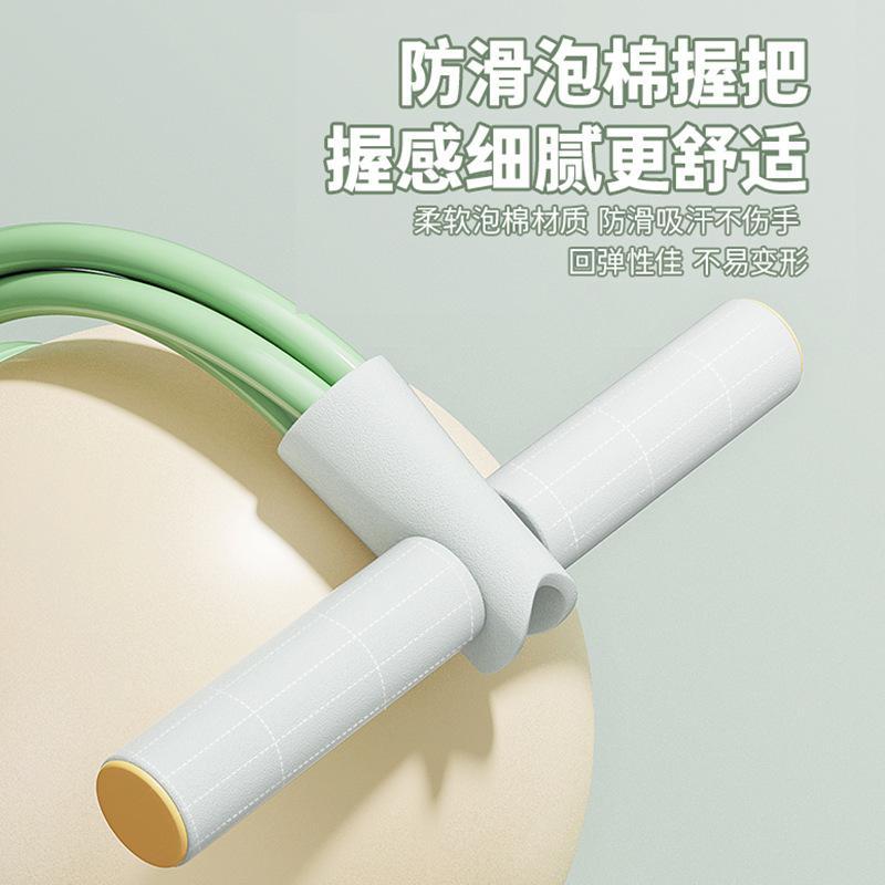 Pedal Puller Sit-ups Auxiliary Fitness Foot Pulling Leg Beauty Appliance Household Pedal Pulling Rope Contrast Color Six Tubes - image 4
