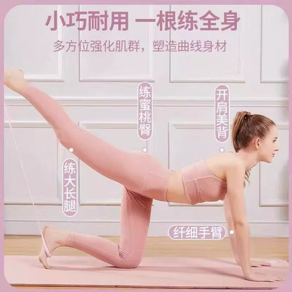 Eight-character Tensioner Open Back Fitness Women's Stretch Belt Stretch Belt Exercise Equipment Home Open Shoulder Beauty Back Yoga Artifact - image 3