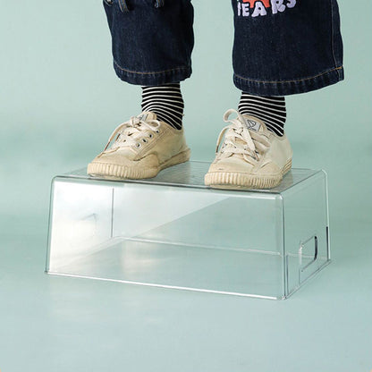 Book Transparent Desktop Cosmetic Mask Organizing Box Acrylic Food Basket Household Kitchen Sundries Storage Box - image 4