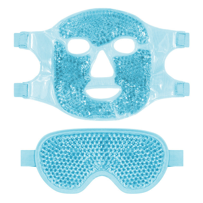 Amazon PVC ice eye mask gel cold and hot compress beauty postoperative recovery edema cooling shading sleep eye mask - image 5
