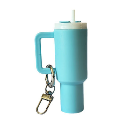 Cross-border new ice cup key chain Stanley Stanley key chain pendant can put lipstick backpack hanging - image 5