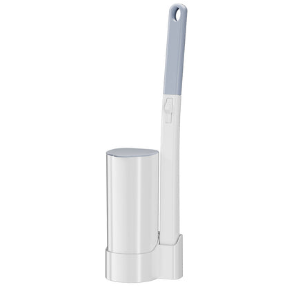 Disposable Toilet Brush suit Replacement Sheet Cleaning Brush Nail-free Wall Hanging Toilet Brush Cleaning No Dead Angle Toilet Brush - image 5