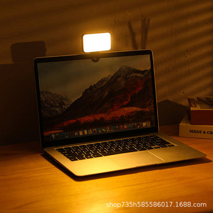 Desktop beauty leg pocket fill light with microphone suit SLR conference light handheld photography with microphone - image 2
