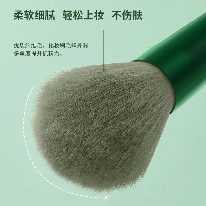 New 13-Piece Sijiqing Makeup Brush Set, Ultra-Soft Fiber Hair Foundation Brush, Makeup Tool, Free Velvet Bag - image 2