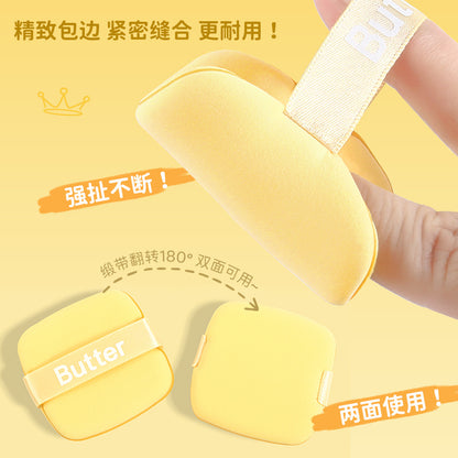 Butter Biscuit Air Cushion Powder Puff Super Soft No Powder Dry and Wet Powder Foundation Beauty Makeup Egg Guo Xiaoniu Same - image 4