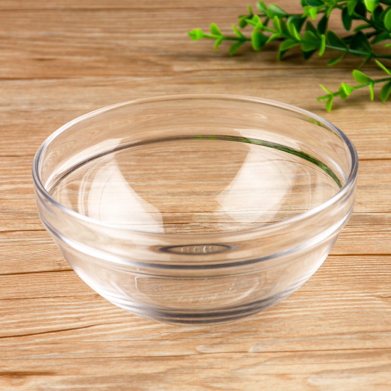 High quality glass bowl beauty salon oil bowl transparent thickened small bowl spa film tools paper film mask bowl suit - image 3