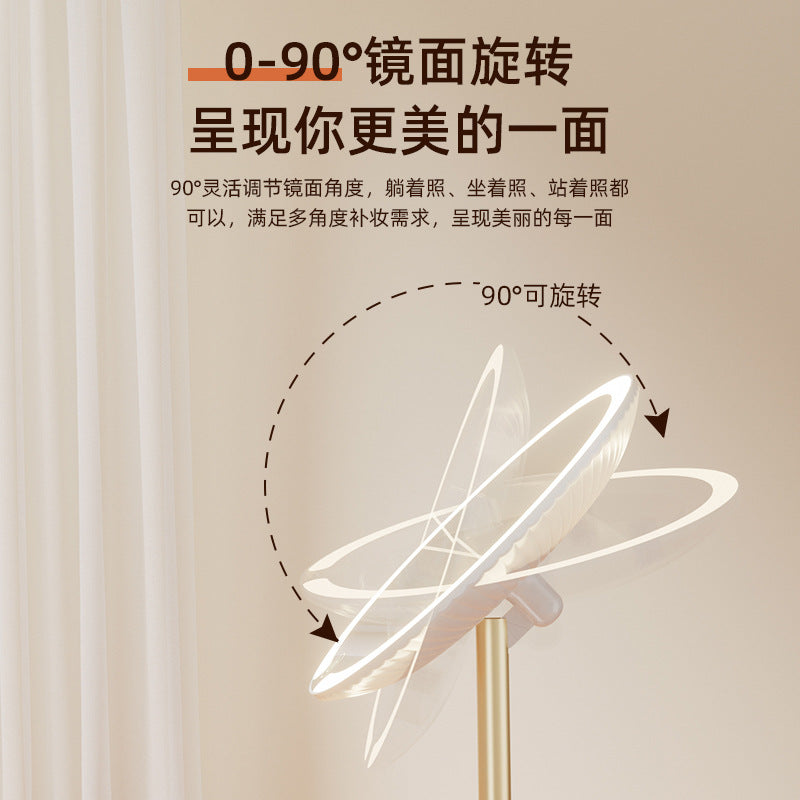 Led Mirror Makeup Mirror Desktop with Light Student Home Lighted Mirror Dressing Luminous High-Definition Mirror - image 3