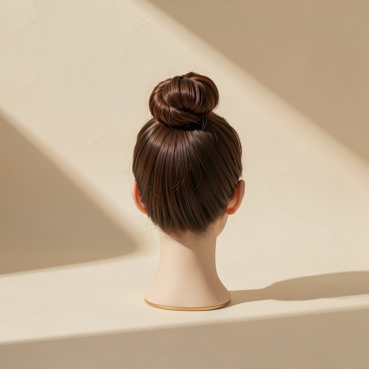 Black geometric metal hair clip for bangs