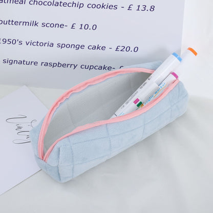Pillow-Shaped Makeup Bag, Large Capacity Makeup Brush Storage Bag, Convenient and High-End Student Stationery Pencil Case, Small Makeup Bag - image 4