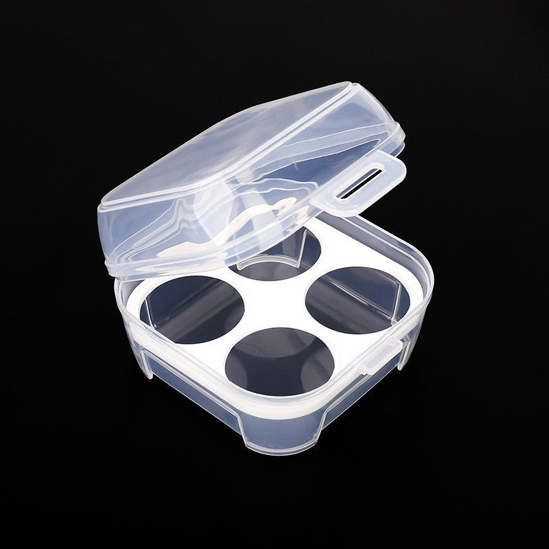 Cross-Border Xiyin Temu Hot-Selling Four-Compartment Beauty Egg Set Powder Puff Beauty Box Factory Direct Sales Wholesale - image 1