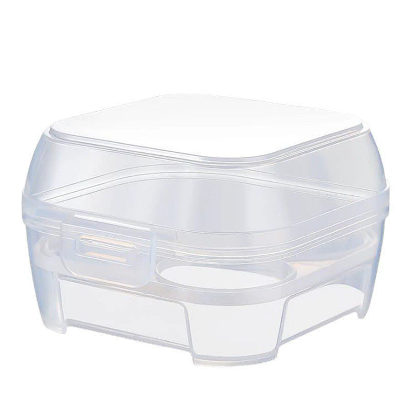 Cross-Border Xiyin Temu Hot-Selling Four-Compartment Beauty Egg Set Powder Puff Beauty Box Factory Direct Sales Wholesale - image 2