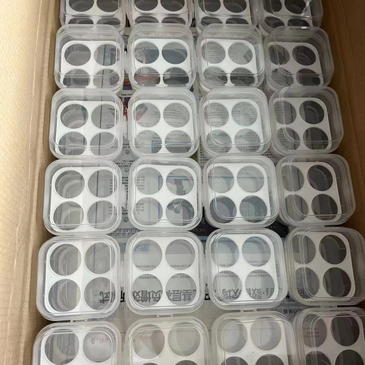 Cross-Border Xiyin Temu Hot-Selling Four-Compartment Beauty Egg Set Powder Puff Beauty Box Factory Direct Sales Wholesale - image 3