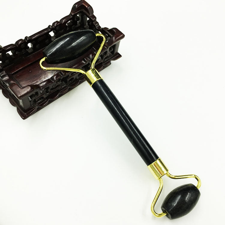 Factory direct supply jade roller beauty container massager double-head jade roller facial massager - image 4