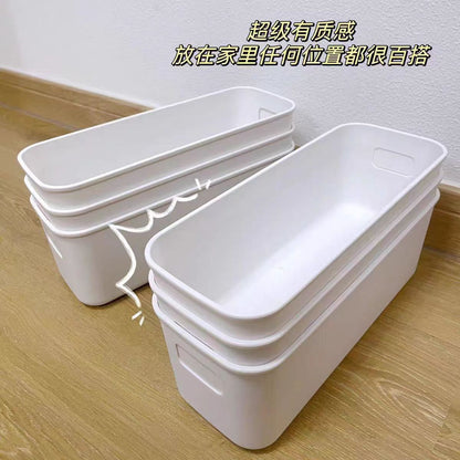 Cosmetic Storage Box Drawer Divider Organizer Rectangular Snack Miscellaneous Box Storage Box Sock Storage Box - image 3