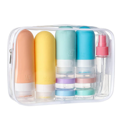in stock Wholesale Storage Bottle Travel suit Shampoo Cosmetic Lotion Bottled Silicone Bottled Customized - image 5
