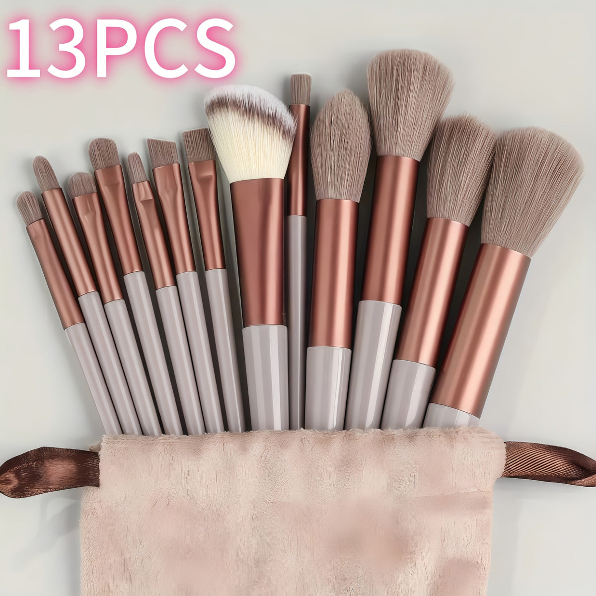Cross-border new 13 Sijiqing makeup brush suit portable blush brush eye shadow brush full set of beauty tools - image 1