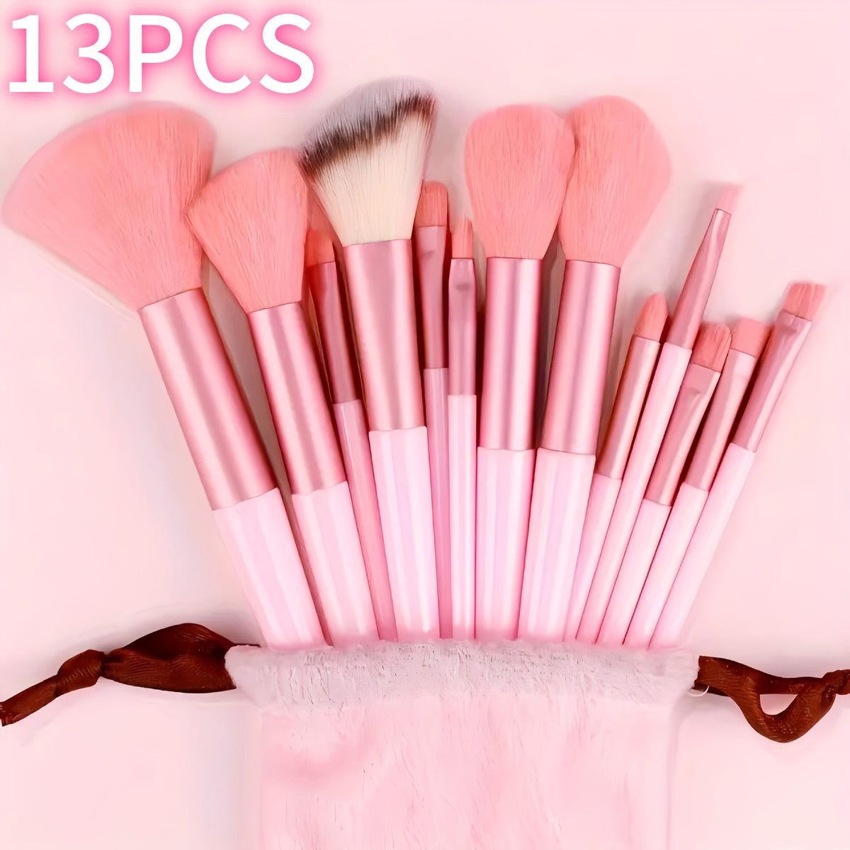 Cross-border new 13 Sijiqing makeup brush suit portable blush brush eye shadow brush full set of beauty tools - image 2