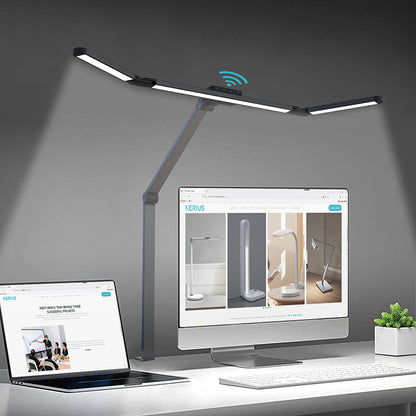New Metal High-End Work Office Manicure Cross-Border Desk Lamp Folding and Removable Clip Desk Lamp Eye Protection Study Desk Lamp - image 1