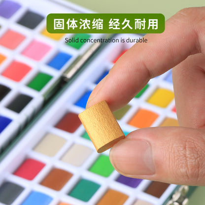 Giorgione Pearlescent Solid Watercolor Pigment suit 168/128/100 Color Art Painting Nail Art Cross Border - image 3