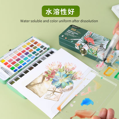 Giorgione Pearlescent Solid Watercolor Pigment suit 168/128/100 Color Art Painting Nail Art Cross Border - image 4