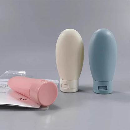 60ml Travel Bottling suit Cosmetic Shampoo Makeup Remover Squeeze Hose Empty Bottle Outdoor Convenient Bottling - image 3