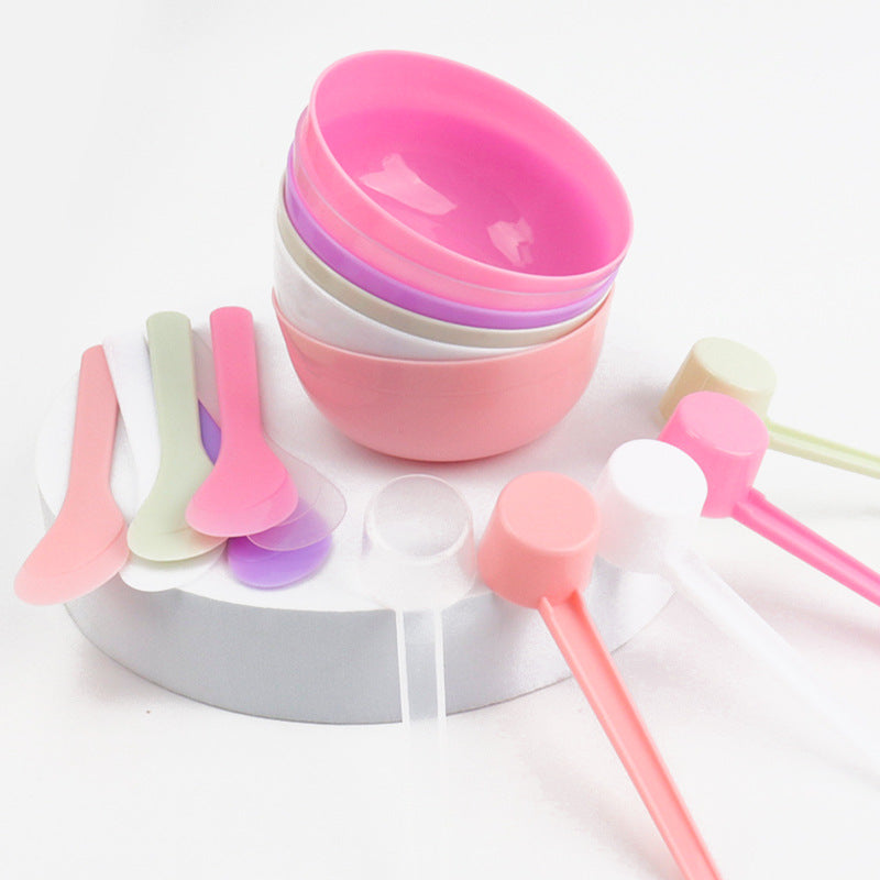 Spot Wholesale DIY Facial Mask Bowl Beauty Salon Facial Mask Tool Set Mask Mixing Bowl Scale Measuring Spoon Powder Spoon Stirring Stick - image 5
