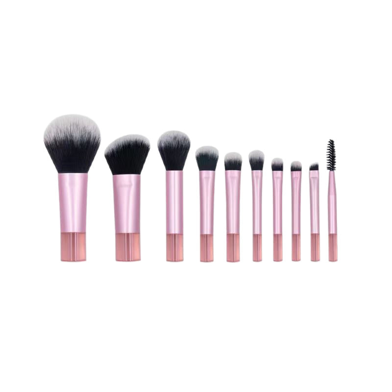 Cosmetic Brush suit Crystal Handle Portable Travel Powder Brush Blush Eye Shadow Brush Beauty Makeup Tool Makeup 10 pcs - image 5