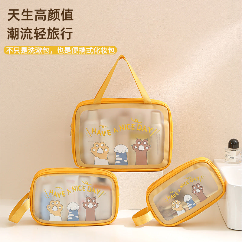 New Style Toiletry Bag Large Capacity Travel Cartoon Cosmetic Bag Portable Toiletries Storage Bag - image 1