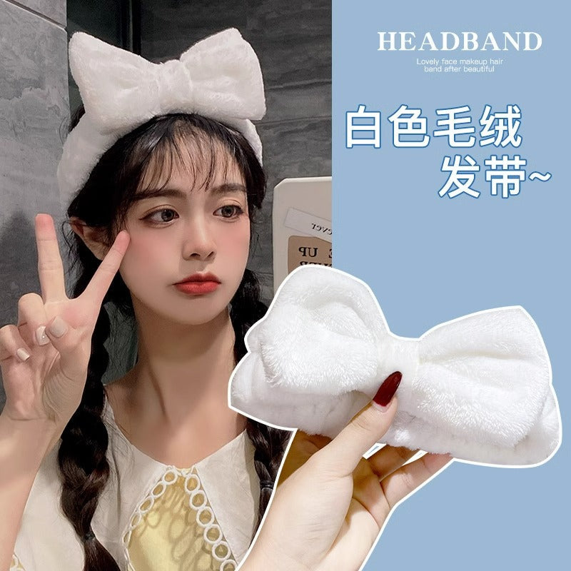 Wash Face Moisture-proof Three-piece Wrist Band Hair Band Splash-proof Water to Cuff Wash Water-proof Sleeve Absorbent Hand Towel Protection - image 3