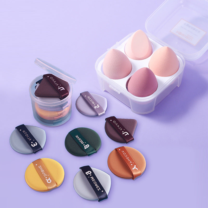 Super Soft Beauty Sponge, Water Drop-Shaped, Gourd-Shaped, Angled Sponge, Dual-Use for Dry and Wet Application, Colorful, Doesn'T Absorb Much Powder, Individual - image 2