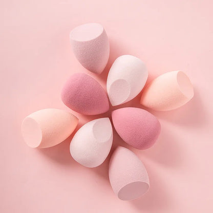 Super Soft Beauty Sponge, Water Drop-Shaped, Gourd-Shaped, Angled Sponge, Dual-Use for Dry and Wet Application, Colorful, Doesn'T Absorb Much Powder, Individual - image 3