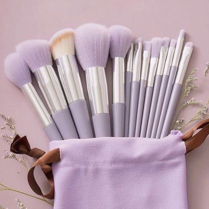 New 13 Sijiqing makeup brush suit portable soft hair blush brush eye shadow brush full set of beauty tools - image 3