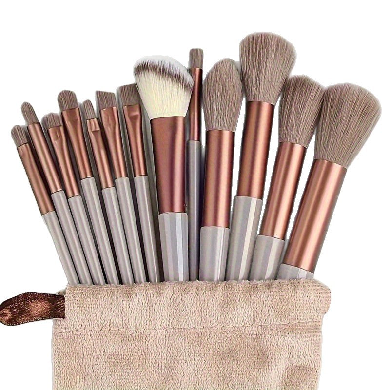 New 13 Sijiqing makeup brush suit portable soft hair blush brush eye shadow brush full set of beauty tools - image 5