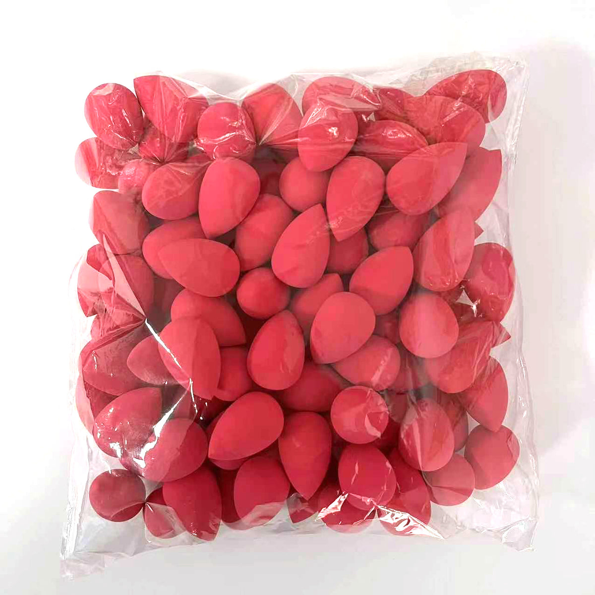 Cross-border Medium Packaging Mini Beauty Egg Makeup Egg Makeup Sponge Powder Puff Water Drops Gourd Oblique Shape Powder Puff - image 3