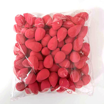 Cross-border Medium Packaging Mini Beauty Egg Makeup Egg Makeup Sponge Powder Puff Water Drops Gourd Oblique Shape Powder Puff - image 3