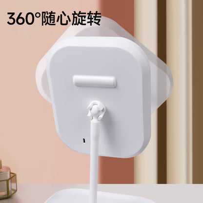 Desktop Touch Three-Position Dimming Tray Base Cross-Border Led Square Cosmetic Mirror Rechargeable Light Mirror - image 4