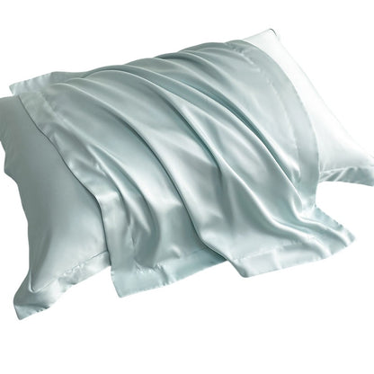 Class a 100-Count Tencel Pillowcase Summer Cool Silk Beauty Pillowcase Pure Color Ice Silk Pillowcase 48X74Cm - image 5