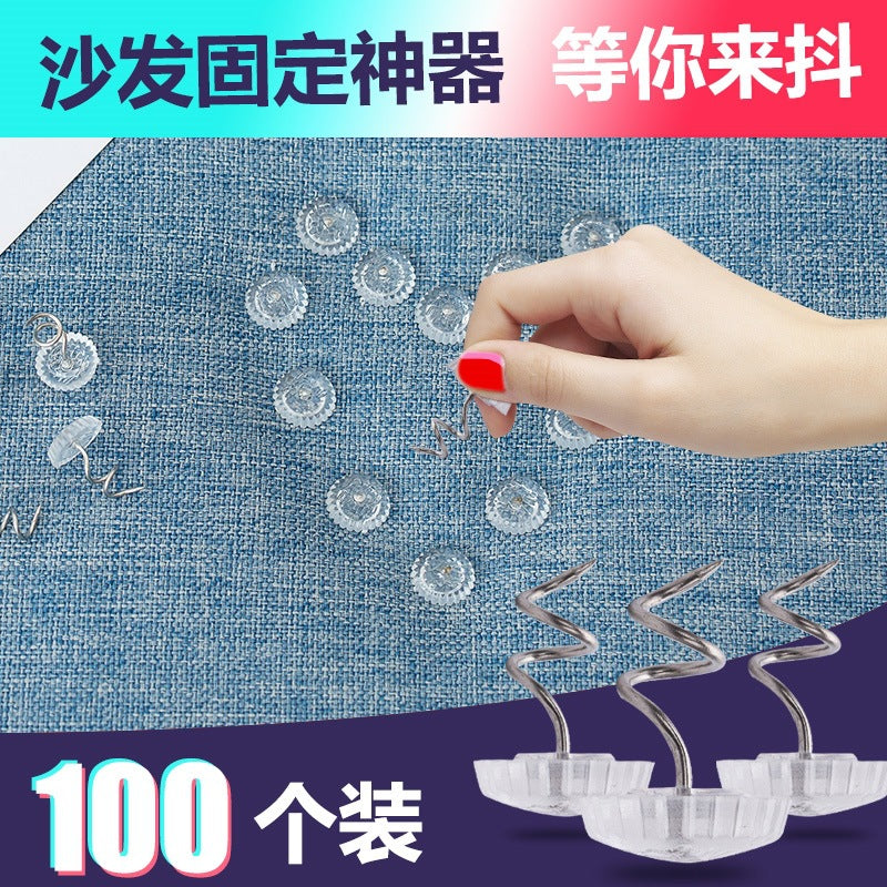 Twisted Nail Quilt Sand Release Fixer Household Bed Sheet Anti-running Spiral Fixed Needle Bed Sheet Safety Buckle Non-slip - image 1
