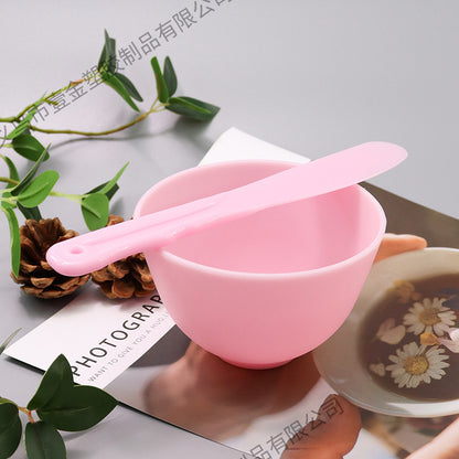 Manufacturer Wholesale Facial Mask Bowls Large, Medium, Small Imitation Silicone Facial Mask Bowls DIY Soft Mask Bowl Set Beauty Salon Mask Mixing Tools - image 2