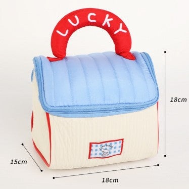Cute House Cosmetic Bag Large Capacity High Beauty Value Women's Portable Travel Toiletries and Skincare Portable Partition Storage Bag - image 3