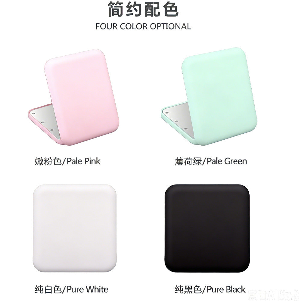 Portable Handheld 80% off Mirror Toggle Switch 8 Led Light Beads 2X Magnification Makeup Foldableing Mirror New - image 2