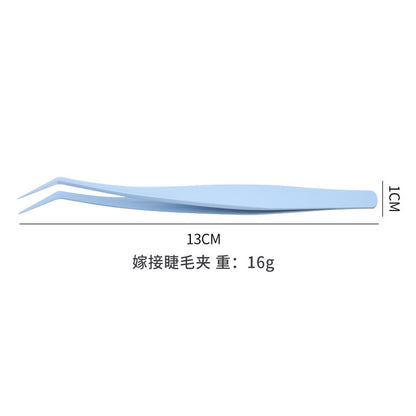 Manufacturer's Glue-Free Gold Feather Clip False Eyelash Tweezers Stainless Steel Non-Stick Tweezers Beauty Eyelash Makeup Tool Clip - image 3