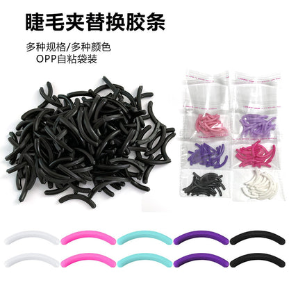 Eyelash Curler Replacement Rubber Pad Strip Big Brand Eyelash Curler Flat Replacement Universal Rubber Pad Bag Curling - image 1