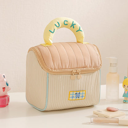 Cute Cabin Cosmetic Bag Travel Portable Toiletry Bag Soft Cute Portable Storage Bag Large Capacity House Storage Bag - image 2