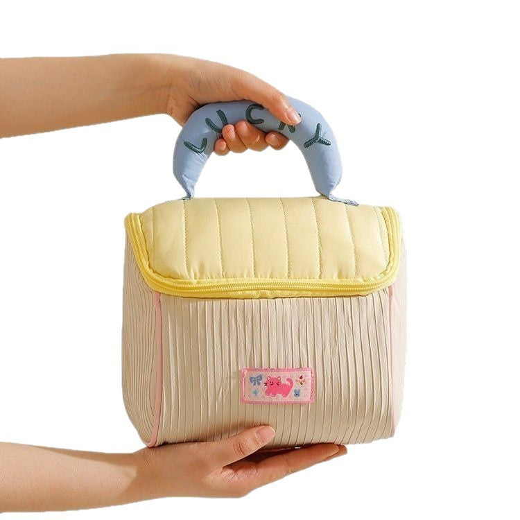 Cute Cabin Cosmetic Bag Travel Portable Toiletry Bag Soft Cute Portable Storage Bag Large Capacity House Storage Bag - image 5