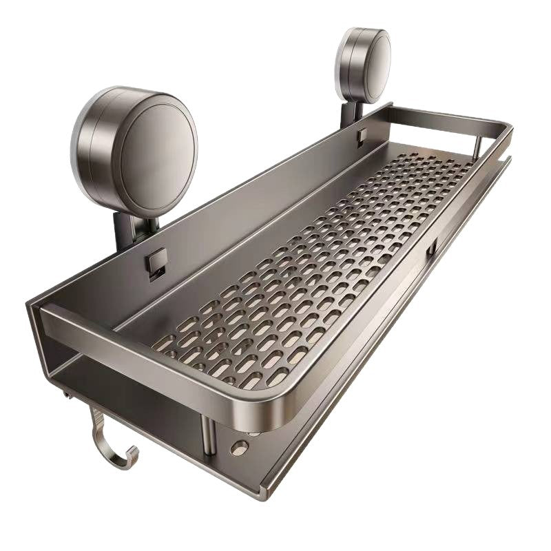 Toilet Sucker Storage Rack Wall Hanging Punch-Free Wall Bathroom Cosmetic Washstand Toilet Storage Rack Countertop - image 5