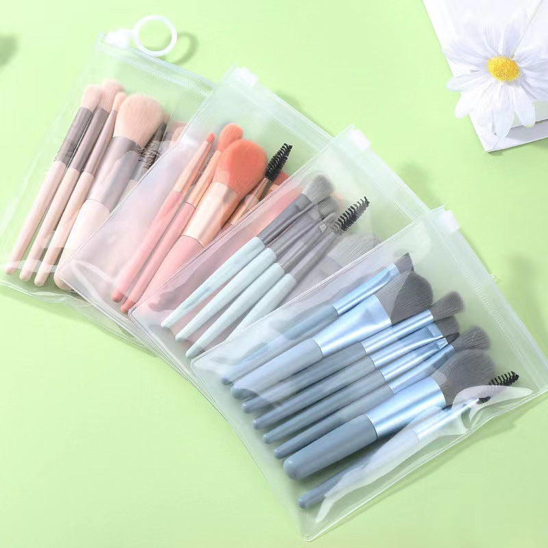 Mini 8-Piece Makeup Brush Set, Ultra-Soft Brush, Blush Brush, Eye Shadow Brush, Foundation Brush, Cangzhou Soft-Bristled Beauty Tool - image 3