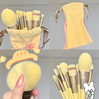 Makeup brush suit 13 full set of soft brush eye shadow brush powder brush blush brush concealer brush portable makeup brush - image 1