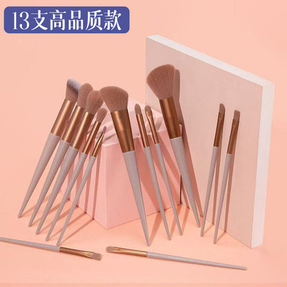 Makeup brush suit 13 full set of soft brush eye shadow brush powder brush blush brush concealer brush portable makeup brush - image 3