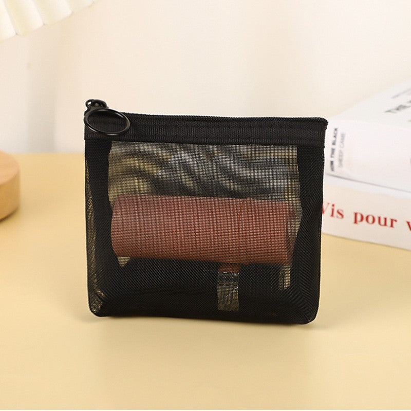 Transparent Cosmetic Bag, Large Capacity Toiletry Bag, Coin Purse, Makeup Storage Bag, Three-Piece Set, Small Cosmetic Bag, Portable for Travel - image 4